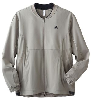 「＜アディゼロ＞はっ水軽量ファブリックミックスジャケット（メンズジャケット）」｜パテベージュ