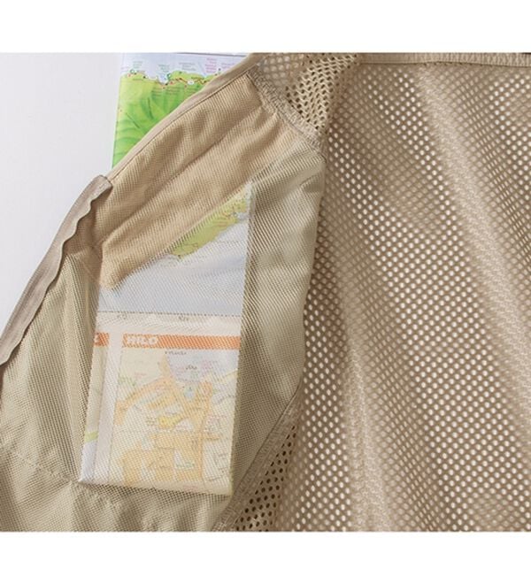 「＜インスパイア＞多ポケットメッシュ切替ベスト（メンズベスト）」｜詳細画像