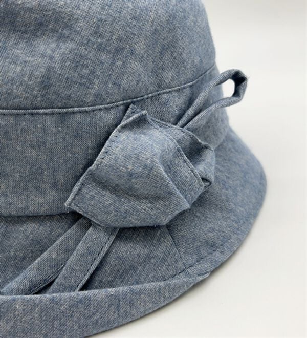 BELLUNA（ベルーナ）の「お洒落に日差し対策！綿１００％小顔魅せクロッシェ（帽子）」｜詳細画像