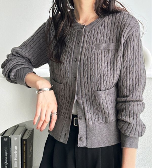 GeeRA（ジーラ）の「ミニケーブルニットカーディガン（その他カーディガン）」｜詳細画像