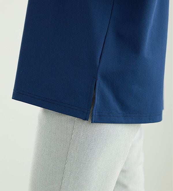 BELLUNA（ベルーナ）の「多機能付配色刺しゅうポロシャツ（カットソー）」｜詳細画像