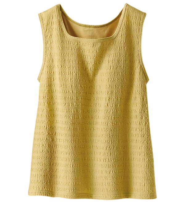 BELLUNA（ベルーナ）の「ジャカード素材カップ付タンクトップ（タンクトップ・キャミソール）」｜詳細画像