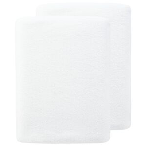 「三方開き敷ふとんカバー２枚組（掛布団カバー）」｜タオル地ホワイト