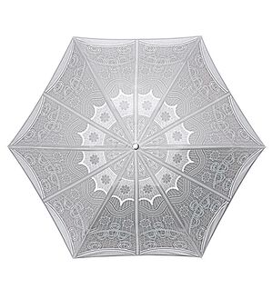 「１級遮光コンパクト日傘（レイングッズ）」｜ホワイト