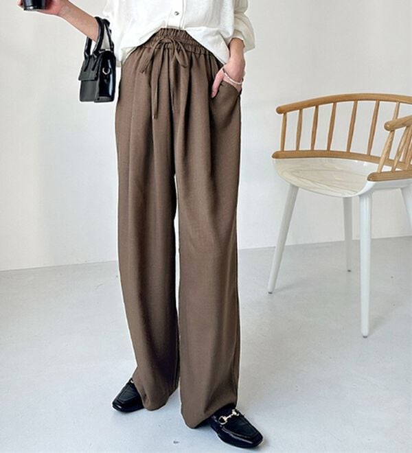 GeeRA（ジーラ）の「【体型カバー】上品なのにラクちんワイドパンツ（フルレングスパンツ）」｜詳細画像