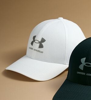 「＜アンダーアーマー＞ゴルフキャップ（メンズ帽子）」｜ホワイト