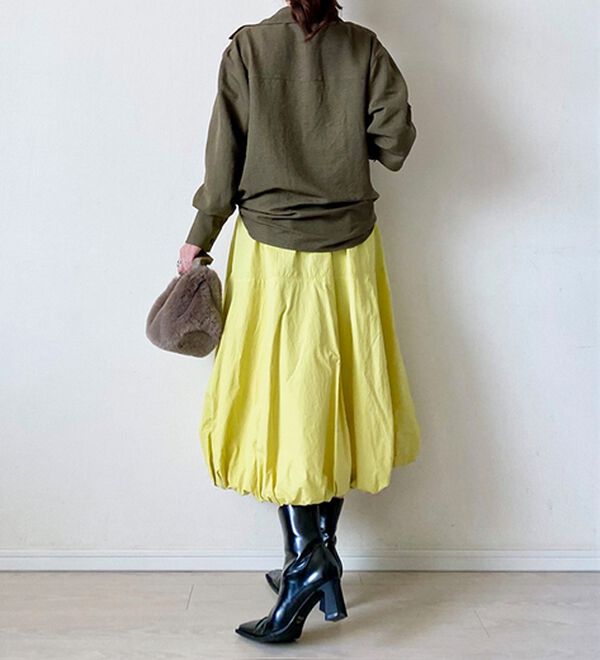 BELLUNA（ベルーナ）の「【低身長さん向け】バルーンスカート（ロングスカート）」｜詳細画像