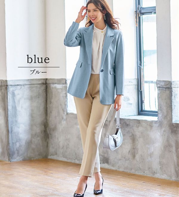 BELLUNA（ベルーナ）の「＜楽スタフィット＞テーラードジャケット（テーラードジャケット）」｜詳細画像