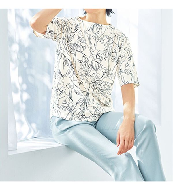 VINNO（ヴィノ）の「冷感素材・プリントプルオーバー（カットソー）」｜詳細画像