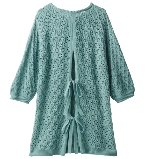 ルフラン（ルフラン）の「【２色組】リボン使いのニットプルオーバー（ニット・セーター）」｜詳細画像