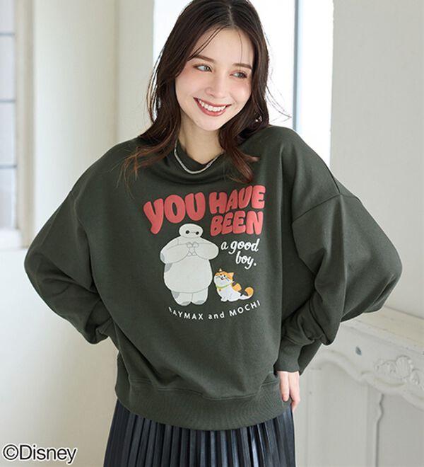 BELLUNA（ベルーナ）の「＜Ｄｉｓｎｅｙ＞【ベイマックス】部分発泡プリント裏毛ゆったりトレーナー（トレーナー・スウェット）」｜詳細画像