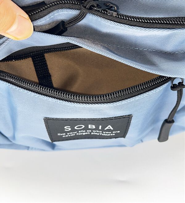 BELLUNA（ベルーナ）の「必要な物だけ収納ウエストボディバッグ（リュック）」｜詳細画像