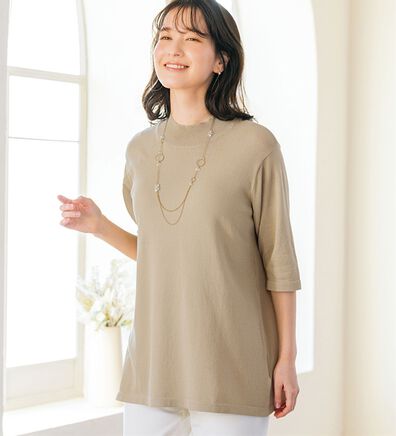 ルフラン（ルフラン）の「Ｔシャツ気分な上品サマーニット（ニット・セーター）」