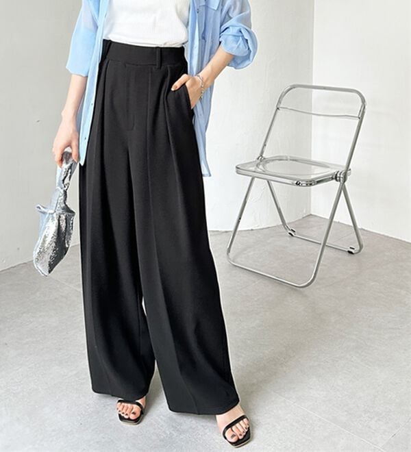 GeeRA（ジーラ）の「インタックスラックスワイドパンツ（フルレングスパンツ）」｜詳細画像