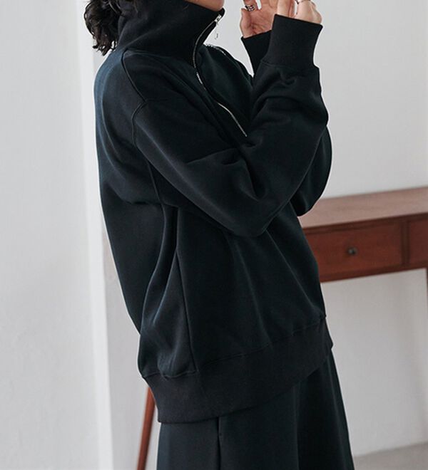 RANAN（ラナン）の「＜ＨＩＧＨ　ＳＰＥＣ＞毛玉になりにくい！ジップデザインセットアップ（セットアップ）」｜詳細画像