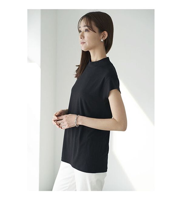 BELLUNA（ベルーナ）の「脱Ｔシャツ！チュールデザイントップス（カットソー）」｜詳細画像