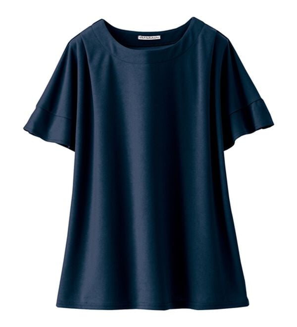 BELLUNA（ベルーナ）の「ジョーゼット素材袖パールブラウス（ブラウス）」｜詳細画像