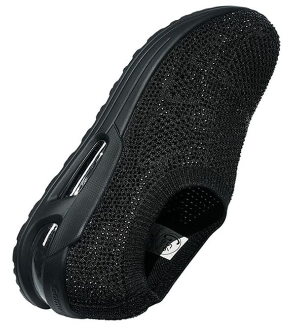 ルフラン（ルフラン）の「ゴムゴム　きらめきビジューのエアーヒールスニーカー（スニーカー）」｜ブラック