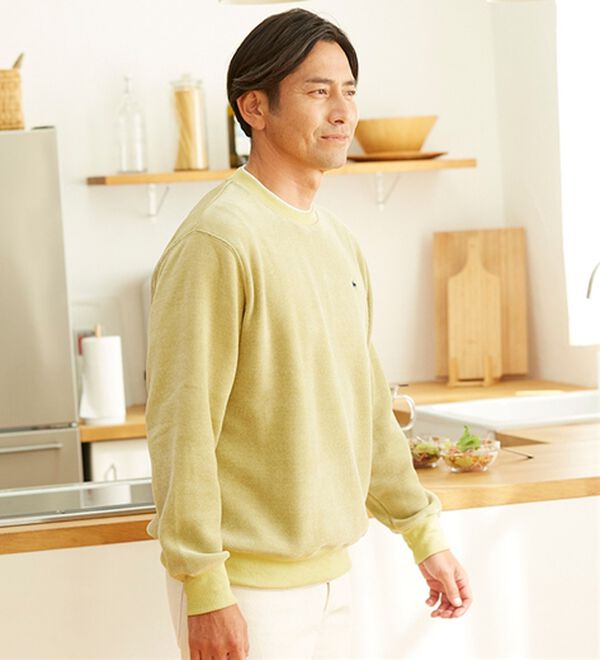 「＜ポロ・ビーシーエス＞大人の上品レイヤードトレーナー（メンズトレーナー）」｜詳細画像