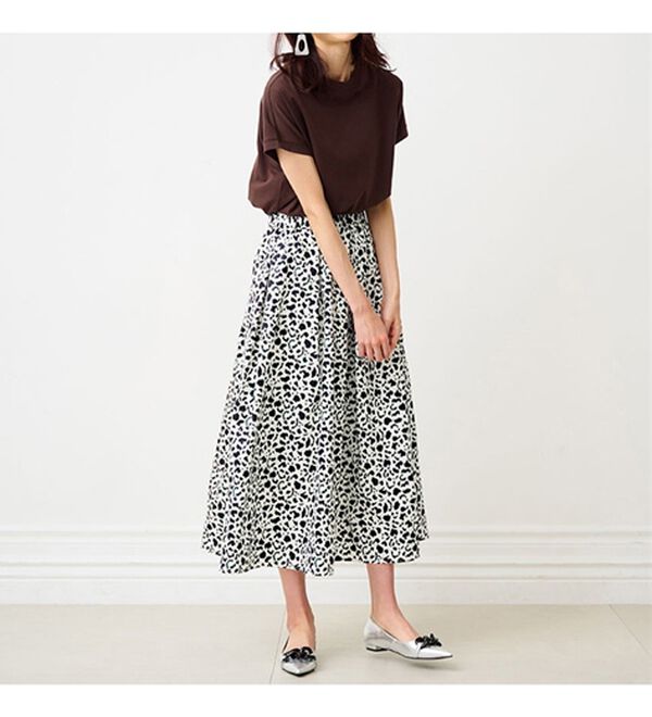 RANAN（ラナン）の「アニマル柄フレアースカート（ロングスカート）」｜詳細画像