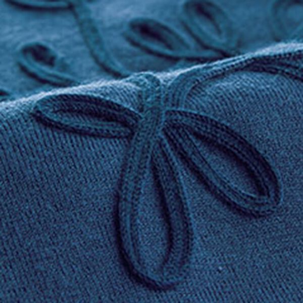 BELLUNA（ベルーナ）の「コード刺しゅうデザインニットチュニック（チュニック）」｜詳細画像