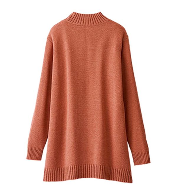 BELLUNA（ベルーナ）の「編地切替サイドボタンチュニック（チュニック）」｜詳細画像