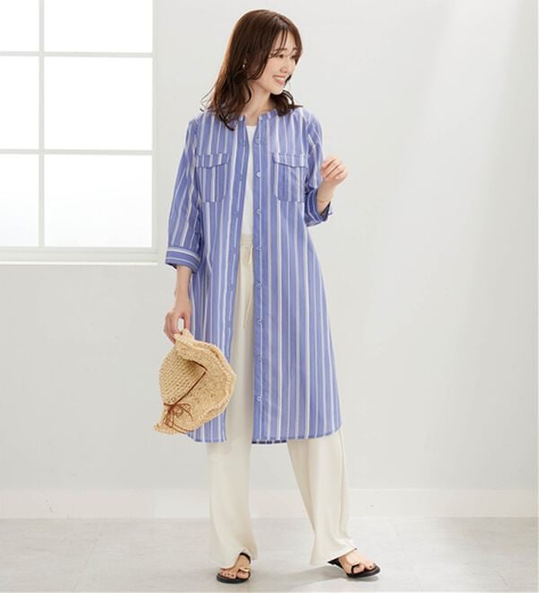 BELLUNA（ベルーナ）の「【接触冷感/シワになりにくい】さらっと冷感イージーケアワンピース（その他ワンピース）」｜詳細画像