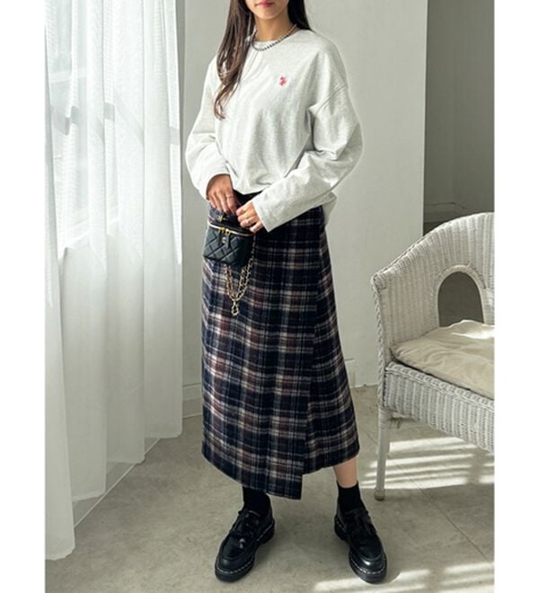 GeeRA（ジーラ）の「【Ｕ．Ｓ．ＰＯＬＯ ＡＳＳＮ】オーバーサイズ刺しゅうロンＴ（カットソー）」｜詳細画像