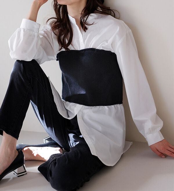 RANAN（ラナン）の「ビスチェドッキングシャツ（シャツ）」｜詳細画像