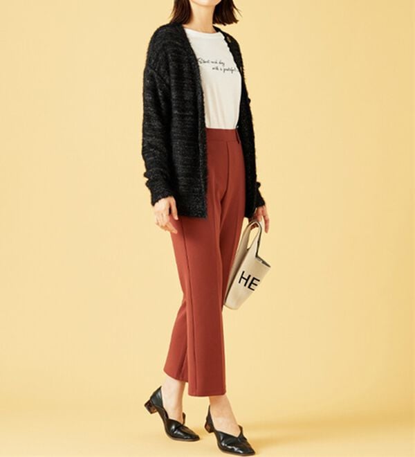 BELLUNA（ベルーナ）の「上品見え！ふんわりシャギーカーディガン（ニットカーディガン）」｜詳細画像