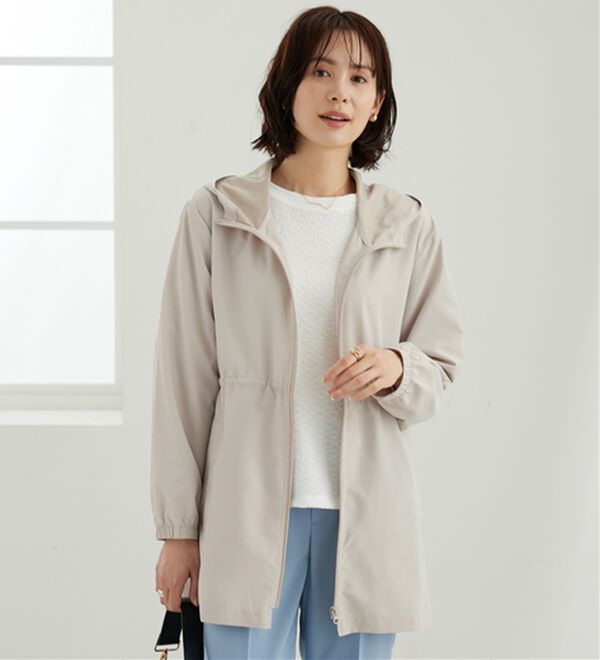 BELLUNA（ベルーナ）の「はっ水加工ドロスト使い軽量パーカー（その他ジャケット）」｜詳細画像