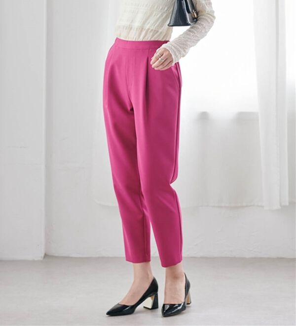 RANAN（ラナン）の「美脚シルエットクロップドパンツ（フルレングスパンツ）」｜詳細画像