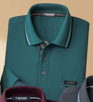 「＜ダンロップ・リファインド＞日本製裏起毛ポロシャツ（メンズポロシャツ）」｜グリーン