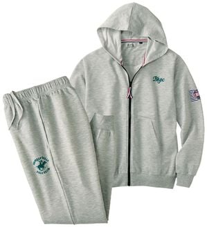 「＜ビバリーヒルズ・ポロクラブ＞選べるブランドホームスーツ（メンズルームウェア）」｜グレーセット