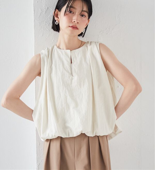 RANAN（ラナン）の「2WAYギャザーバルーンブラウス（ブラウス）」｜詳細画像