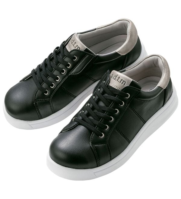 ルフラン（ルフラン）の「足がよろこぶもちかるサッとスニーカー（スニーカー）」｜ブラック