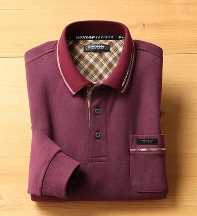 「＜ダンロップ・リファインド＞日本製裏起毛ポロシャツ（メンズポロシャツ）」