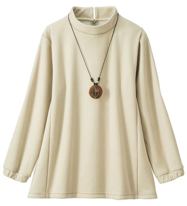 ルフラン（ルフラン）の「【３色組】裏ベロア綺麗を叶える立体設計プルオーバー（カットソー）」｜詳細画像