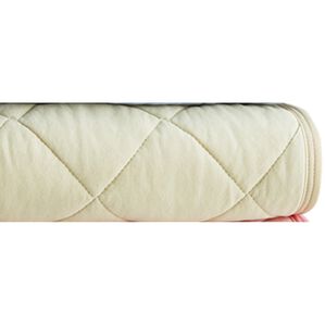 「パッと置くだけピタッと簡単敷パッド（敷パッド）」｜ニットベージュ