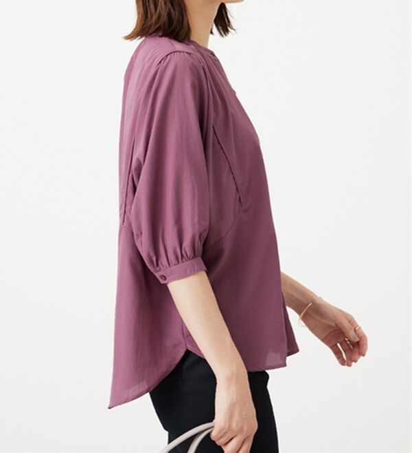 BELLUNA（ベルーナ）の「袖切替ドルマンデザインブラウス（ブラウス）」｜詳細画像