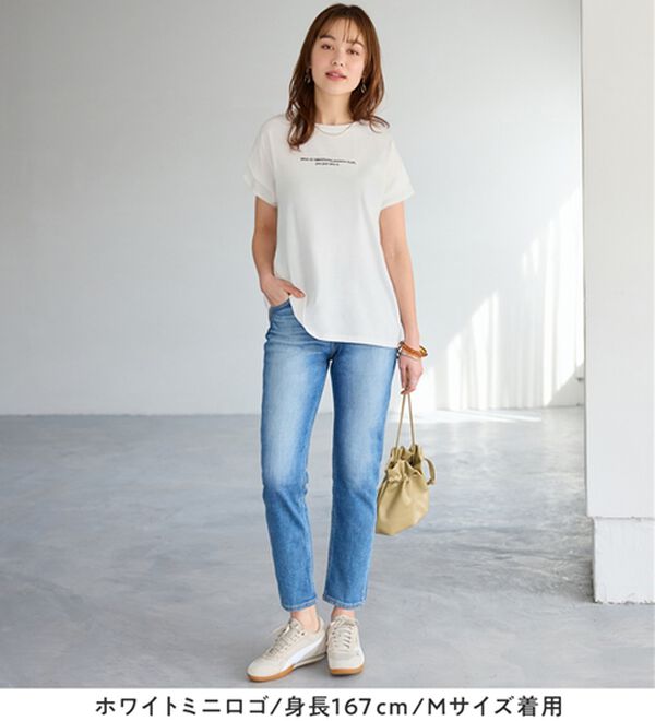 Viola e Viola（ヴィオラ エ ヴィオラ）の「脱普通！すっきり見え大人の上品Ｔシャツ（Tシャツ）」｜詳細画像