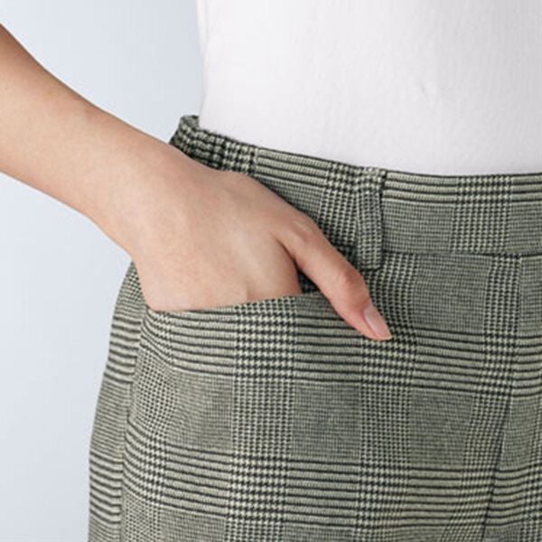 BELLUNA（ベルーナ）の「サイズ満載！柔らかセミワイドパンツ（ワイドパンツ・ガウチョ）」｜詳細画像