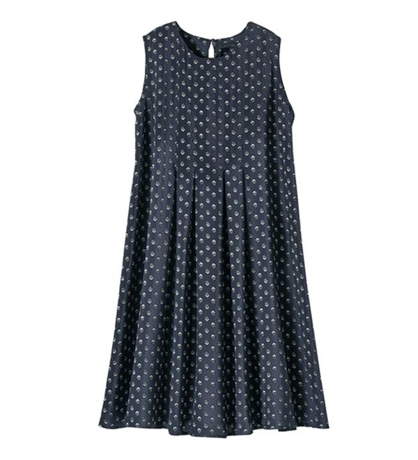 BELLUNA（ベルーナ）の「【ひんやり接触冷感】レーヨン素材ノースリーブワンピ－ス（その他ワンピース）」｜詳細画像