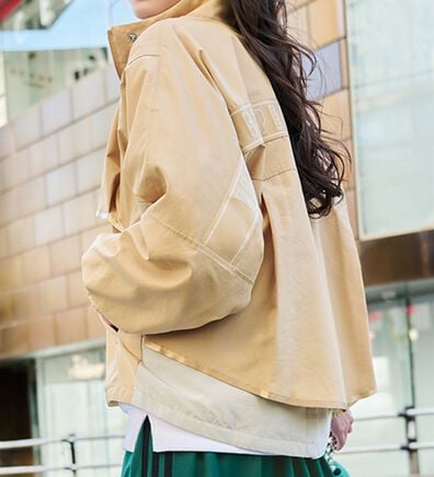 RANAN（ラナン）の「＜ａｄｉｄａｓ＞Ｗ　ＷＯＲＤ　ウーブンジャケット（ブルゾン）」