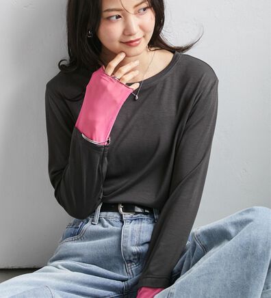 RANAN（ラナン）の「レイヤードスリーブロンＴＥＥ（カットソー）」