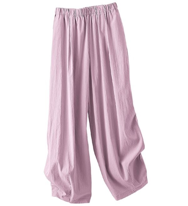 BELLUNA（ベルーナ）の「サラリ快適！ビンテージ調カーブパンツ（ワイドパンツ・ガウチョ）」｜詳細画像