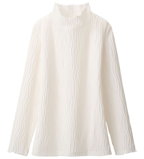 「【３色組】重ね着を楽しむメロウジャカードインナー（肌着・インナーウェア）」｜詳細画像