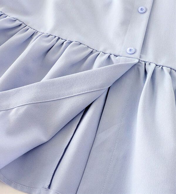 Pierrot（ピエロ）の「【選べる丈】フロントボタンヘムギャザースカート（ロングスカート）」｜詳細画像