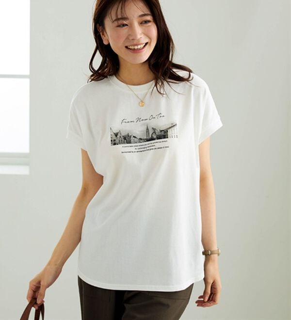 BELLUNA（ベルーナ）の「サラリ綿混！ゆったりドルマンプルオーバー（カットソー）」｜詳細画像