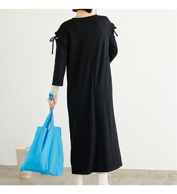 GeeRA（ジーラ）の「２ＷＡＹ袖カッティングテレコリブワンピース（その他ワンピース）」｜詳細画像